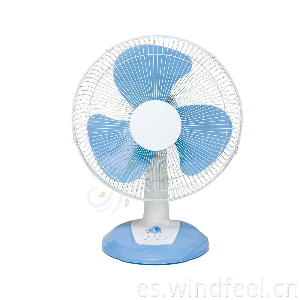 Ventilador de mesa de alta calidad a bajo precio de 12 pulgadas con repuestos Mini ventilador plegable ajustable para viajes, trabajo en casa, 3 velocidades